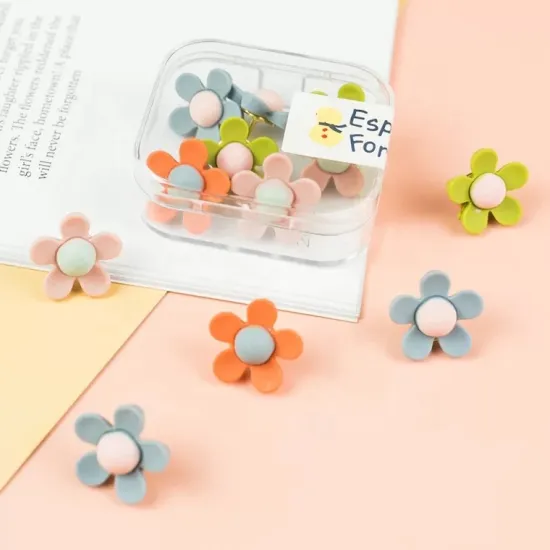 Hot Selling Sunflower Push Pins for Office and School