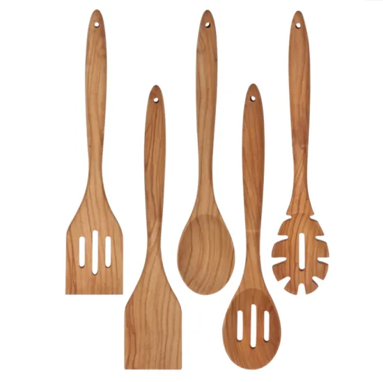 Olive wood kitchen tools