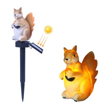 Amazon Solar Resin Animal-Shaped LED Lamp: Outdoor Waterproof Floor Plug Light for Garden Décor and Landscape Illumination