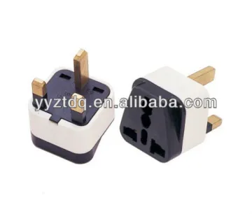 UK Male to Female Electrical Plug Adapter