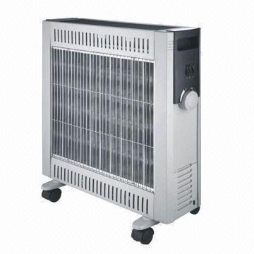 Quartz heater, tip over and equably heating