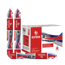 Fireproof and flame retardant glass sealant