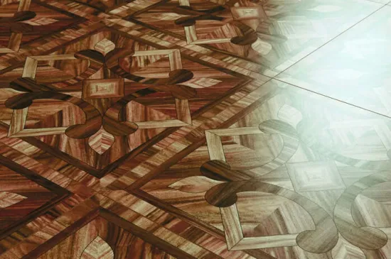 hot high Quality german class square floor ac4 art parquet laminate flooring