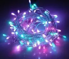 0.35w Color Solar Powered Christmas Lights Holiday Light Party Flexible Led Strip Lights