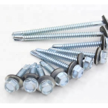 Hex head self drilling screw EPDM