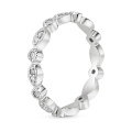 စတုတ်ထစတိုင် 4 carat မင်္ဂလာဆောင်လက်စွပ်အစုံ