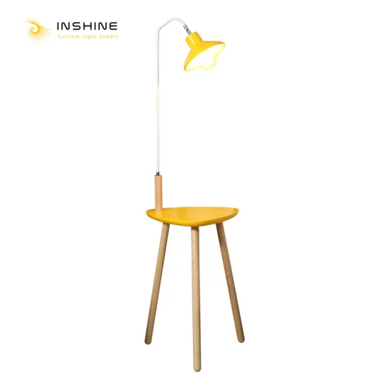 INSHINE Yellow Wooden Reading Lamp