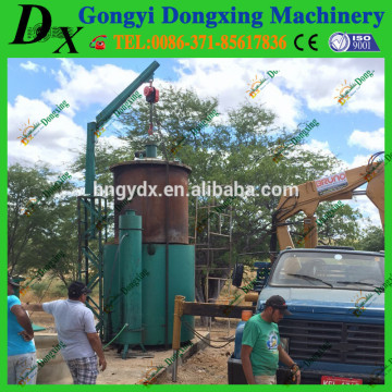 large capacity wood logs rice husk charcoal carbonizing furnace