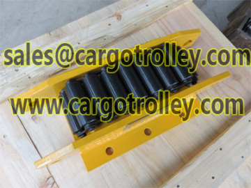 Moving roller skids moving rigger skates