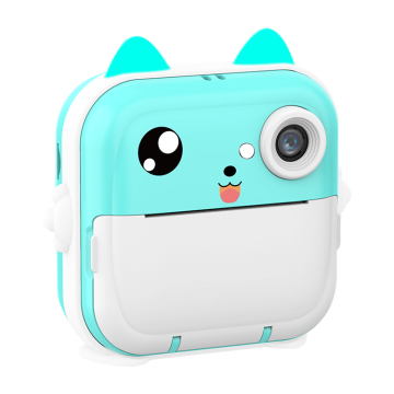 Portable Thermal Sticker Printer with Recording Function for Kids Toys and Cameras