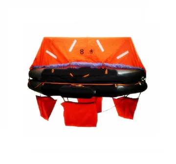 Reversible 8-Man Self-Inflating Life Raft for Lifesaving