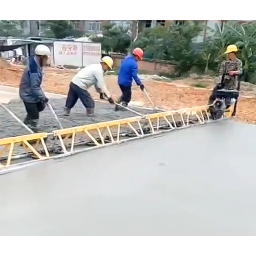 Hand Push Portable Wet Concrete Finishing Machine - Vibratory Truss Screed
