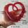 Centrotavola da 5 &#39;&#39; Art Art Glass Heart Sculpture