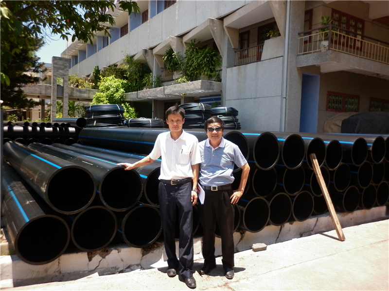 110-315MM HDPE خط بثق خط الصرف الصحي والصرف الصحي