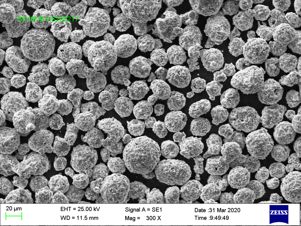 CR3C2-37 ٪ WC-18 ٪ NICOCR THERMAL PRARKED POWDER HVOF 15-45um