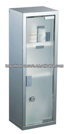 Steel recessed medicine cabinet