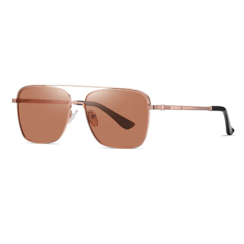 Metal Double Bridge Men's Sunglasses