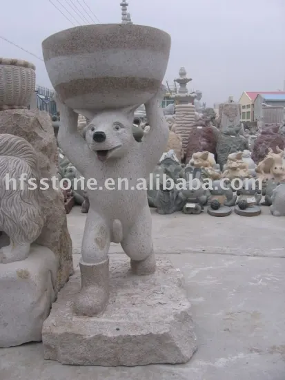 Bowl sculpture/Granite bowl carving