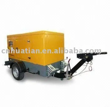 Trailer Power Generator with Low Noise and Sound-resistant Feature