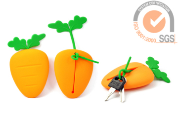 Carrot Fantasy Silicone Carrot Key Case &amp; Key Bags 