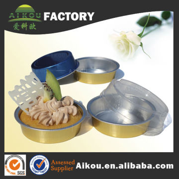 New design microwave oven safe aluminum foil oval pan with lid