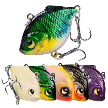 Newbility 8.58.5g 4.5cm 3d εκτύπωση βύθιση VIB Fishing Lure με 10# Hook