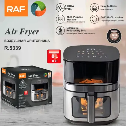 junwei 8L oem air frier high power air fryer smart oven cooker household air fryer