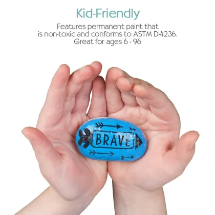Kids Creativity Kit: Hide and Seek Rock Painting Kit