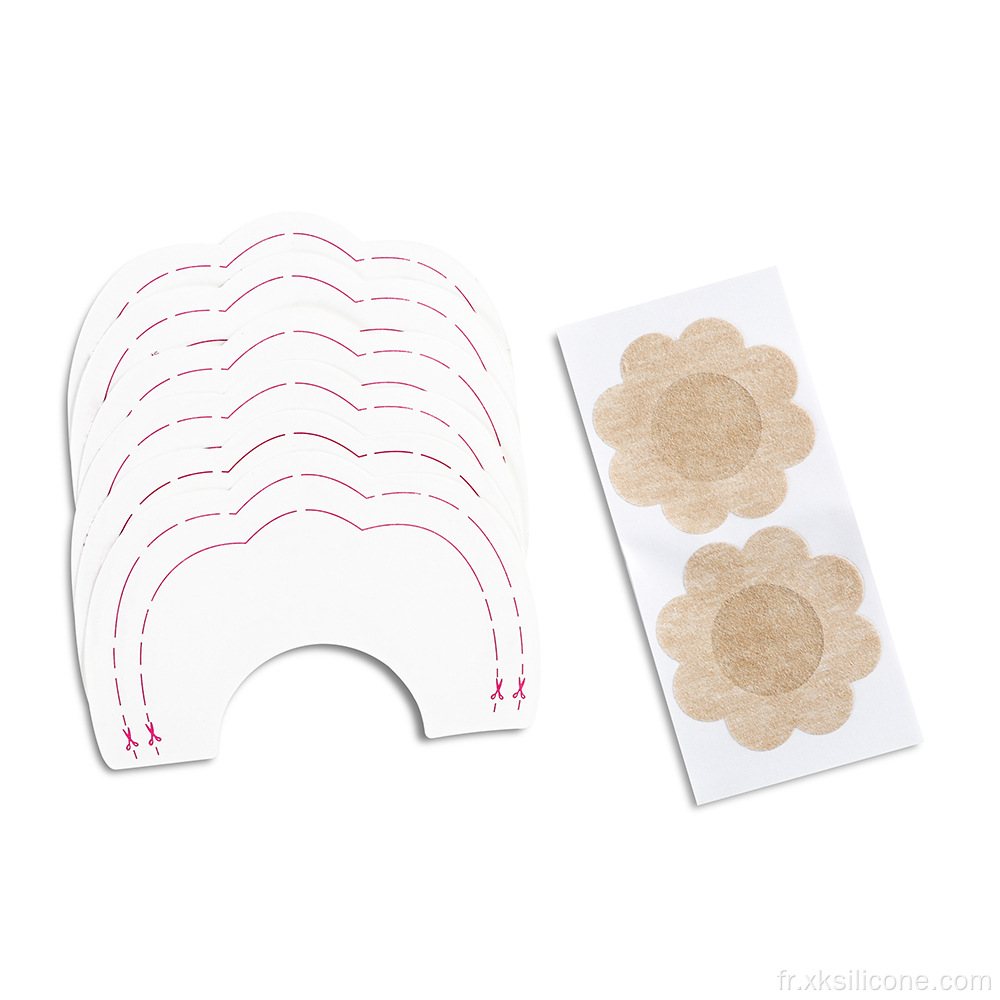 Breast Pasties Adhesive Bra Autocollants pour mamelons réutilisables