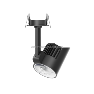 Black 2 Phase 4000K 10W LED Track Light