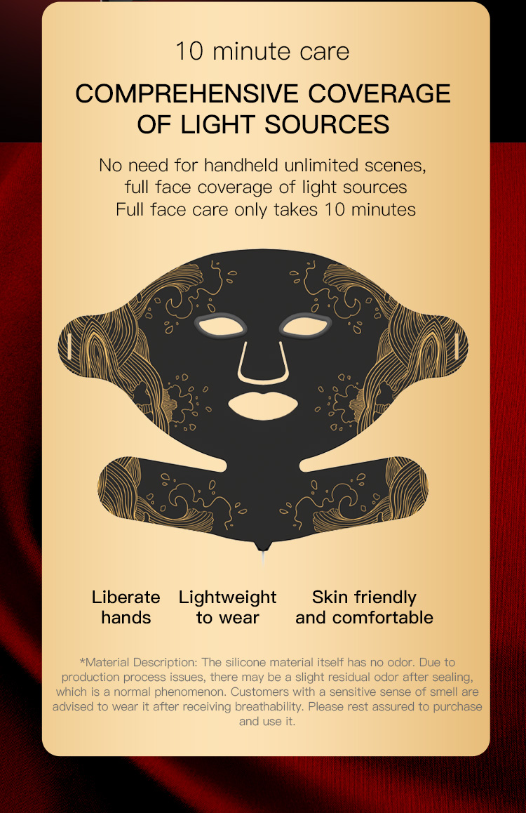 led face mask light therapy
