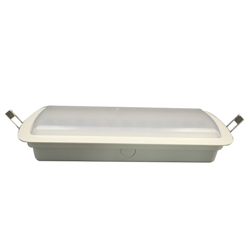 Battery Backup Ceiling Recessed Industrial Emergency Light, High