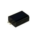 Cargador rápido negro 25W USB cargador de pared