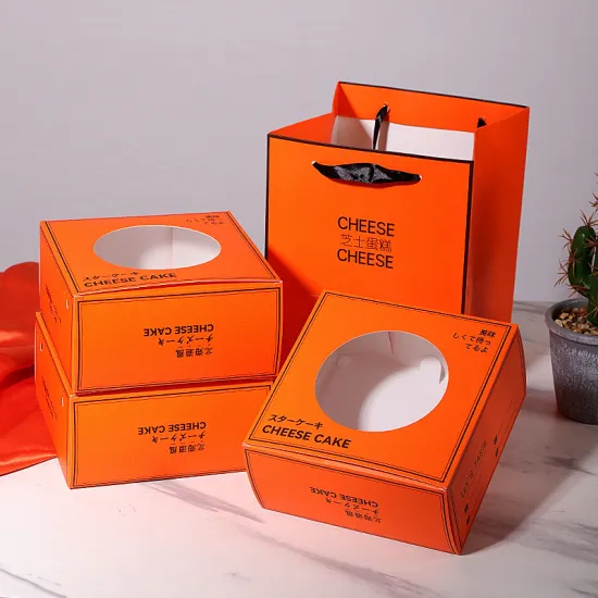 orange cheese cake Tote Boxes