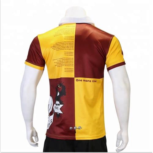 custom fitness soft comfortable Rugby shirt