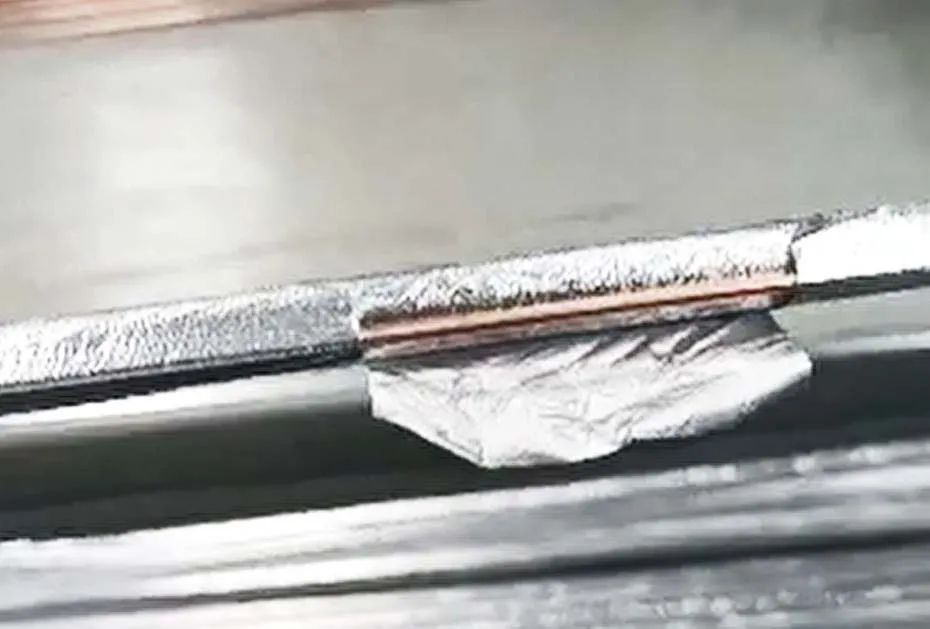 220V Aluminum Tape Wrapping Machine with Mitsubishi Servo Motor