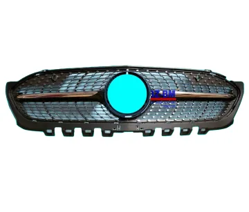 AMG GT Front Bumper Grille Diamond Style for C180 C200 C260 e200 e300 W204 W177 - 2019