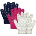 Winter Girls Kid Knit Stretchy Warm Magic Gloves