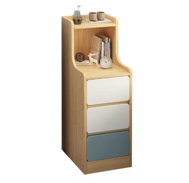 Bedside Table Ultra Narrow Shelf Small Cabinet Bedroom Mini Bedside Cabinet Long Bar Cabinet For Bedroom Living