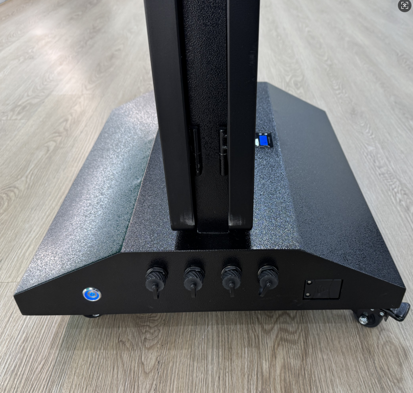 Taşınabilir dış mekan LCD tabela dağıtımı için tekerlekli, ağır hizmet tipi mobil taban