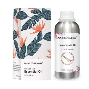 ODM OEM Aromatherapy Essential Oil 1 L Natural Organic 100% Pure Lemongrass Scent Aroma Oil