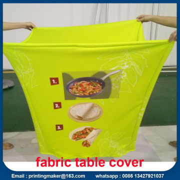 Custom Stretch Fabric Table Cover with Printing