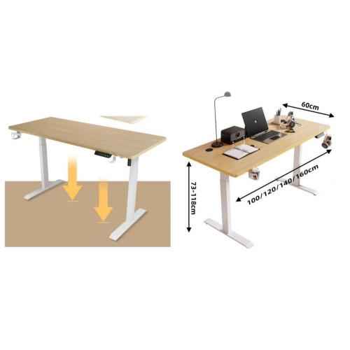 Square Standing Table Modern Height Adjustable Desk