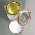 Gold Paint Tin Can Ring Lid Bucket Assembly