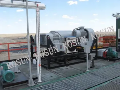 Horizontal Oilfield Well Drilling Fluid Mud Decanter Centrifuge Oil Seperator