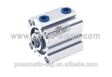 China SDA series compact thin type aluminum pneumatic cylinder