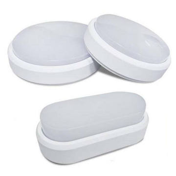 8w Big Round Plastic Led Bulkhead Light 