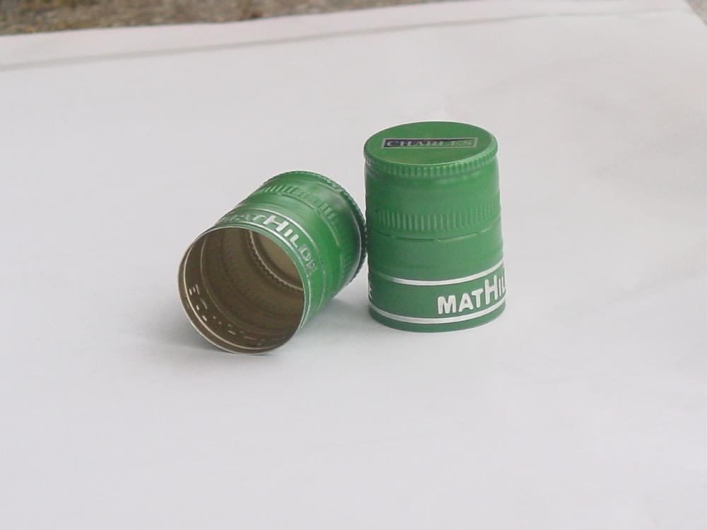 recyclable aluminum screw bottle for aluminum cap