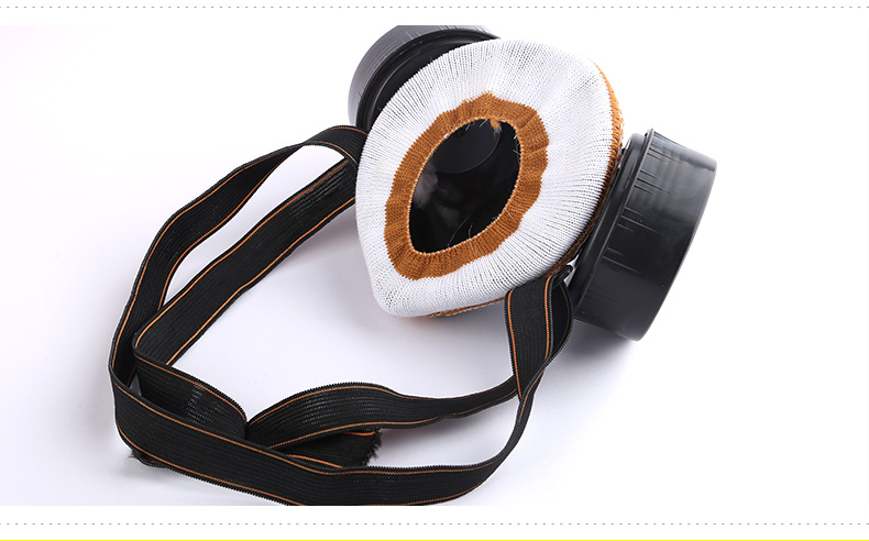 two-piece gas mask