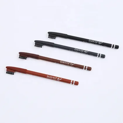 DAVIS Wooden Eyebrow Pencil with Brush